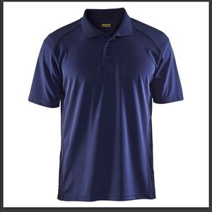 Blaklader 3451 Short Sleeve Polo Shirt - Navy Blue/ Size: XXL
